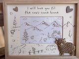 Highland Cow Photo Frame