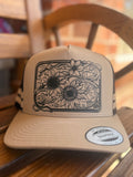 Dusty Diamonds Tooled Sunflower Trucker Cap