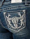 Loretta Long Leg Grace In LA Easyfit Mid Rise Bootcut Jeans