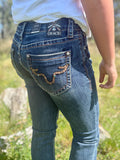 Dolly Western Grace In LA Easyfit Mid Rise Bootcut Jeans