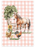 Farmyard Tea Towel