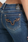 Dolly Western Grace In LA Easyfit Mid Rise Bootcut Jeans