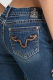 Dolly Western Grace In LA Easyfit Mid Rise Bootcut Jeans