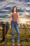 Dolly Western Grace In LA Easyfit Mid Rise Bootcut Jeans