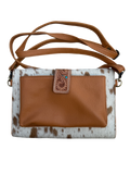 Sunflower Genuine Cowhide Crossbody Handbag