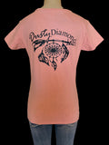 Dusty Diamonds Logo Dusty Pink Shirt