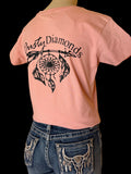 Dusty Diamonds Logo Dusty Pink Shirt