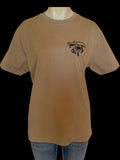 Dusty Diamonds Dark Beige Logo Shirt