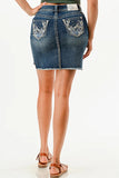 Jessie M Grace In LA Denim Skirt