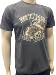 Train Station Men's Charcoal AWW SS Graphic Shirt