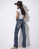 Saddle Up High Rise Stretch Denim Jeans REGULAR 34 LEG