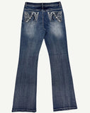 Saddle Up High Rise Stretch Denim Jeans REGULAR 34 LEG