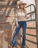 Winter Willow Stripe Polo