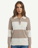 Winter Willow Stripe Polo