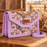 Wrangler Floral Print Chain Crossbody Handbag