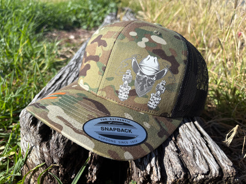 Dusty Diamonds Camo Cowboy Trucker Cap