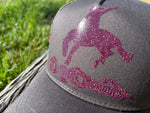 Dusty Diamonds Dark Grey Bronc Trucker Cap