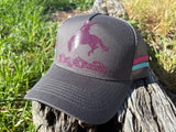 Dusty Diamonds Dark Grey Bronc Trucker Cap