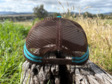 Dusty Diamonds Western Feather Bow Trucker Cap