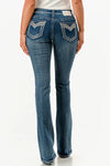 Mackenzie Charme Sequin Easyfit Mid Rise Bootcut Jeans