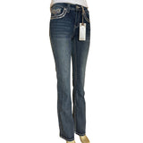 Mackenzie Charme Sequin Easyfit Mid Rise Bootcut Jeans