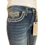 Mackenzie Charme Sequin Easyfit Mid Rise Bootcut Jeans
