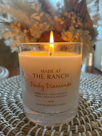 Dusty Diamonds - Made At The Ranch Candle