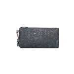 Navy Floral Tooled Collection Montana West Phone Wallet/Crossbody Bag