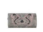 Grey Boot Scroll Collection Montana West Wallet