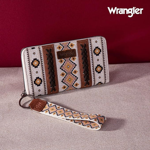 Wrangler Southwestern Coffee Art Print Wallet