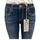 Charme Western Longhorn Mid-Rise Easyfit Bootcut Jeans