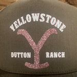 Limited Edition Yellowstone Dutton Ranch Pink Glitter Trucker Cap RESTOCK