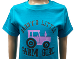 Daddy's Little Farm Girl Toddler Girls AWW Graphic Shirt ON SALE