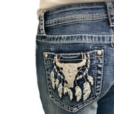 Silver Longhorn Grace In LA Mid-Rise Short Leg 32' Bootcut Jeans