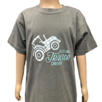 Future Tractor Driver Toddler Boy's Charcoal AWW SS Graphic Shirt ON SALE