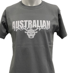 Charcoal/Grey Teen Boys AWW Logo Short Sleeve Shirt ON SALE