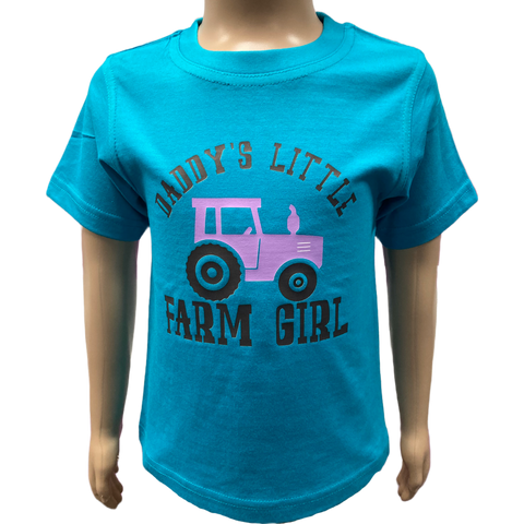 Daddy's Little Farm Girl Toddler Girls AWW Graphic Shirt ON SALE