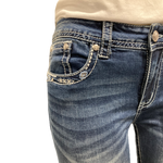 Felicity Grace In LA Mid-Rise Bootcut Jeans
