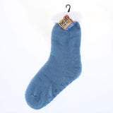 Adults Sherpa Lined Assorted Solid Colour Winter Socks CLEARANCE SALE