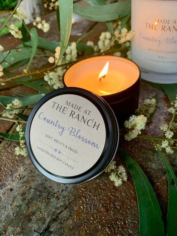 Country Blossom Made At The Ranch Candle