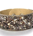 Genuine Stone Leather Bracelets