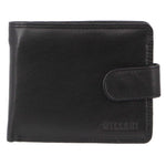 Milleni Leather Mens Double Zip RIFD Protection Tab Wallet - Various Colours ON SALE
