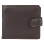 Milleni Leather Mens Zip Notes Tab RFID Protection Wallet - VARIOUS COLOURS ON SALE