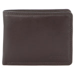 Milleni Leather Mens Small Photo RFID Protection Tab Wallet-VARIOUS COLOURS ON SALE