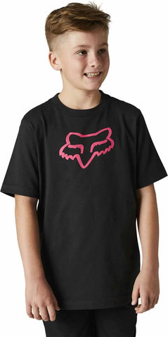 Youth Legacy Pink & Black Fox Short Sleeve Shirt
