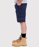 Mens Navy Tradie Flex Cargo Shorts CLEARANCE SALE