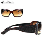 Tooled Leather Montana West Sunglasses