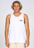 Mens Rusty White Competition Tank ON SALE