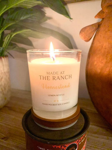 Homestead Made At The Ranch Candle
