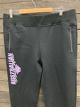 Purple/Black Australian Western Wear Ladies Fleece Track Pants ON SALE AU22 left